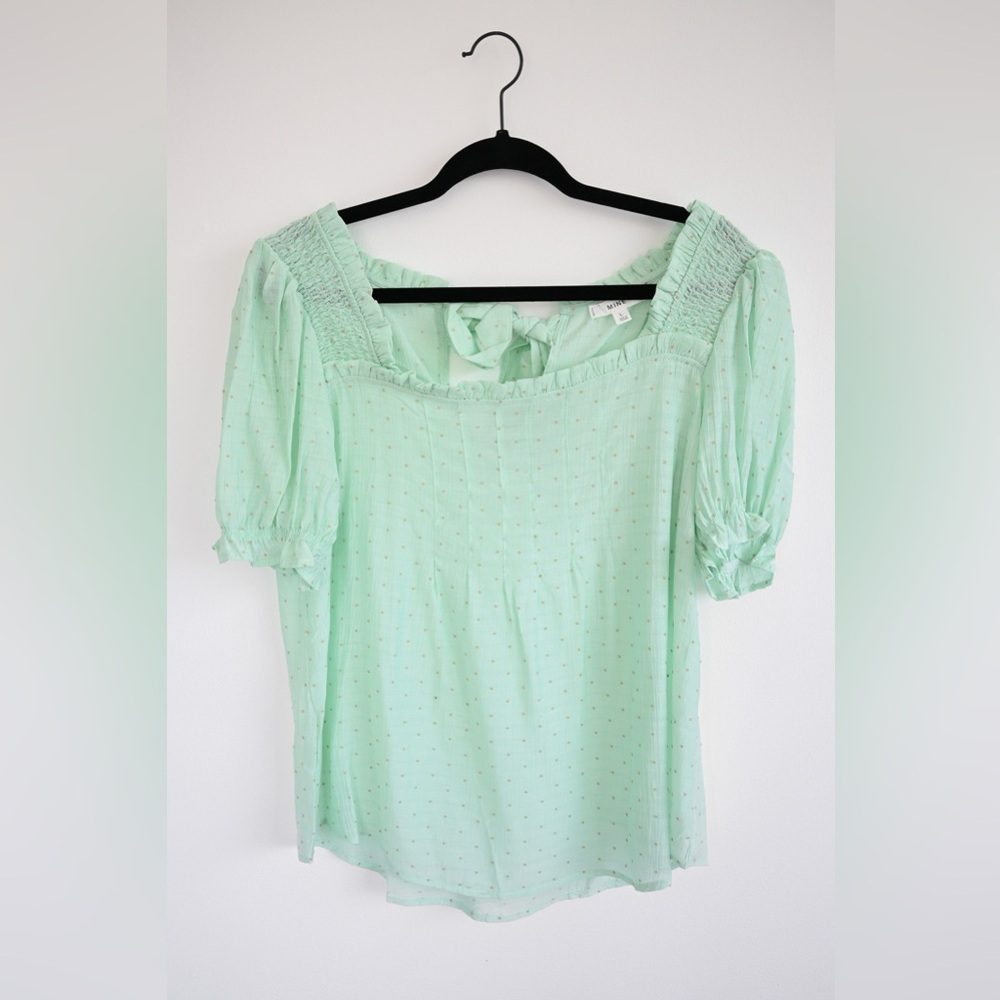 MINE Smocked Blouse
